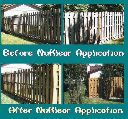 The fence before and after NuKlear